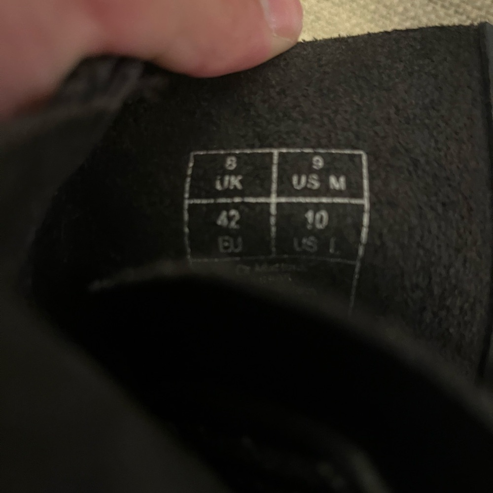 Dr. Martens Black Combat Boots - Picture 5 of 7